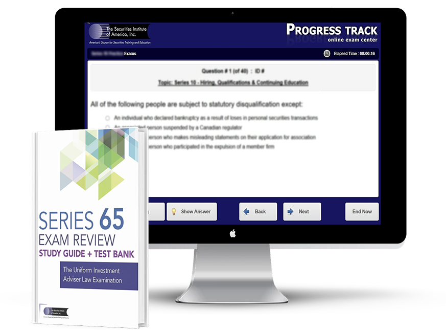 Series 65 Textbook and Test bank